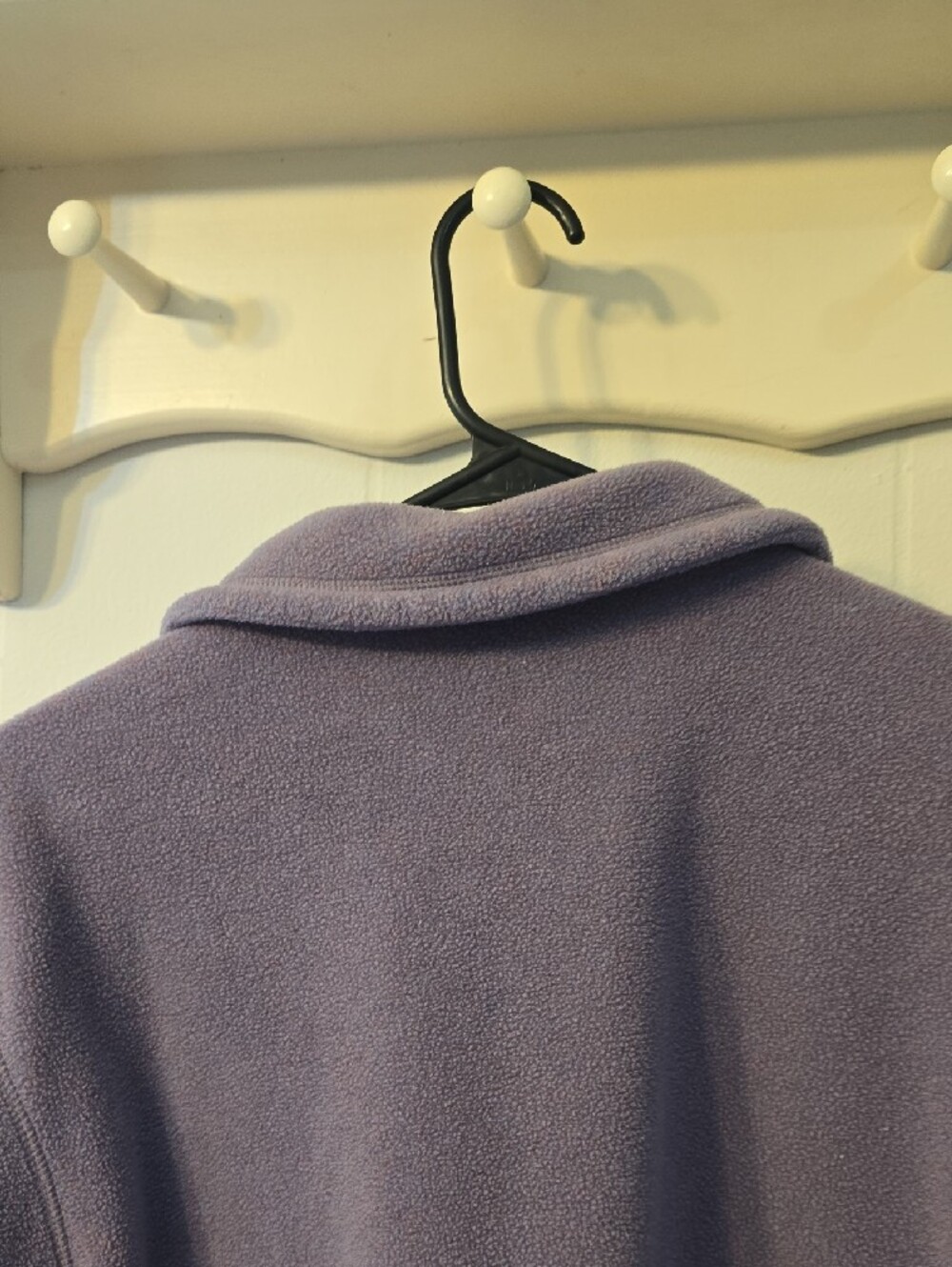 Vintage Talbots purple fleece button-up jacket - Picture 7 of 10
